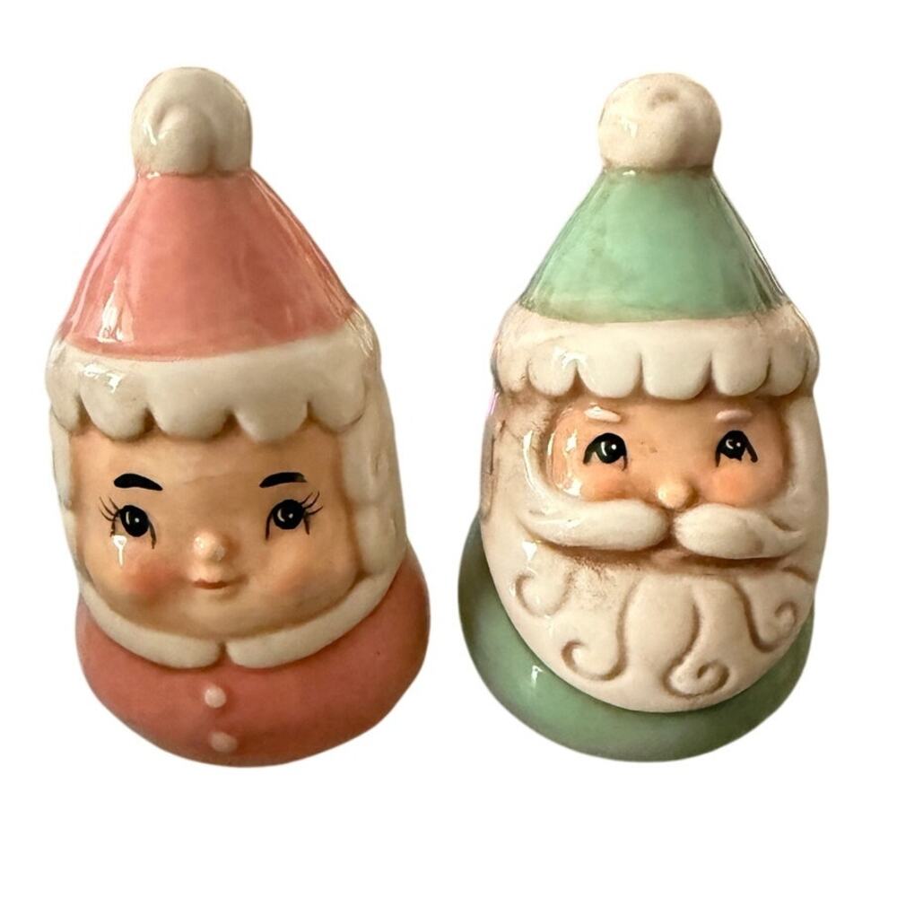 JOHANNA PARKER Mr Mrs Santa Claus Christmas Festive Holiday Salt Pepper Set